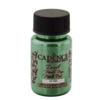 Акриловая краска Cadence Dora Metallic 50 мл Зелёный