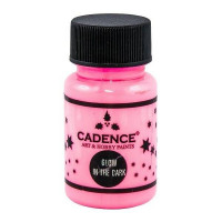 Акрилова люмінесцентна фарба Cadence Glow In The Dark 50 мл Рожева