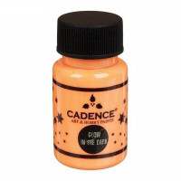 Акрилова люмінесцентна фарба Cadence Glow In The Dark 50 мл Помаранчевий