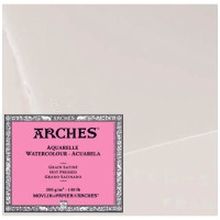 Папір акварельний 100% бавовна гарячого пресування Arches Hot Pressed 300г/м2 56x76 см