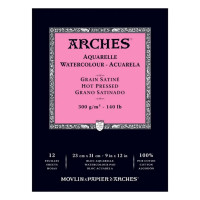 Альбом для акварелі Arches HP 300г 23х31см 100% бавовна 12арк
