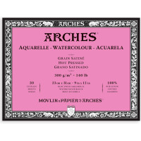Альбом для акварели Arches HP 300г 23х31см 100% хлопок 20л  