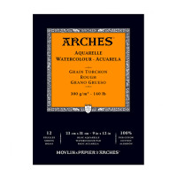 Альбом для акварелі Arches Rough 300г 23х31см 100% бавовна 12арк