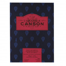 Альбом для акварелі Canson Heritage, гарячого пресування, 300 гр, 23х31 см, 12 аркушів, 100% бавовна
