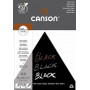 Альбом Canson Black А4, 240г/м2 чорний папір, 20аркушів