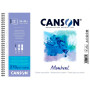 Альбом на спіралі для акварелі Canson Montval 270г/м2, велике зерно, 24х32см, 12 аркушів