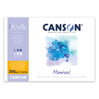 Альбом для акварелі Canson Montval 300г/м2, середнє зерно, A3, 12 аркушів