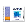 Альбом для акварелі на спіралі Canson Montval, 300 г / кв.м., 21х29,7см 12 аркушів