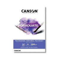 Альбом-склейка для змішаних технік Canson "Graduate" Mixed Media 200 г/м2 A5, 20 аркушів