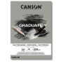 Альбом-склейка для змішаних технік Canson "Graduate" Mixed Media Grey 220г/м2 A5, 30 аркушів