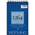 Альбом на спіралі для акварелі 1264 300г/м2 20л СР 25% бавовни А5 Fabriano