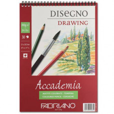 Альбом на спирали Accademia А5 200г 30л Fabriano