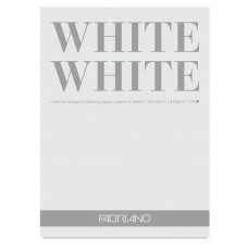 Склейка-блок Fabriano Mixed Media White A4, 300г/м2, 20л, белая бумага