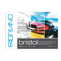 Склейка для малювання Fabriano Bristol 250г/м2 A5 20 аркушів