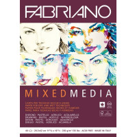 Склейка для змішаних технік Fabriano Mixed Media А3, 250г/м2, 40 аркушів