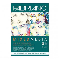 Склейка для смешанных техник Fabriano Mixed Media А4, 160г, 60 листов