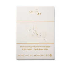 Склейка для акварелі 100% бавовна PRO CREATE A4 400г 10л, Smiltanis