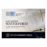 Альбом акварельный 100% хлопок Saunders Waterford HWhite 300г CP 41х31см 20л