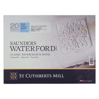 Альбом акварельный 100% хлопок Saunders Waterford HWhite 300г CP 31х23см 20л