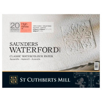 Альбом акварельний 100% бавовна Saunders Waterford HWhite 300г HP 41х31см 20арк