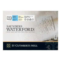 Альбом акварельный 100% хлопок Saunders Waterford White 300г CP 36х26см 20л