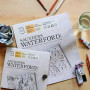 Альбом акварельний 100% бавовна Saunders Waterford White 300г Rough 23х31см 12арк