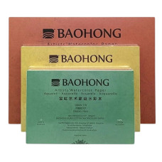 Блоки для акварели 100% хлопок 300г 20л, Baohong