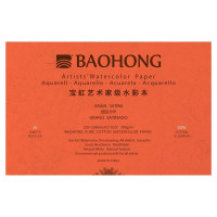 Склейка для акварели 100% хлопок 23х15см HP 300г 20л, Baohong 