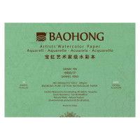 Склейка для акварелі 100% бавовна 36х26см CP 300г 20арк, Baohong