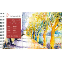 Альбом на спіралі Hahnemuhle, Carnet de Voyage, середнє зерно, 400г/м2, 15,3x25см, 15 аркушів