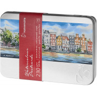 Листівки Watercolour Postcards металевий бокс, cold pressed 230г, 10.5x14.8, 30 аркушів Код: 10650150
