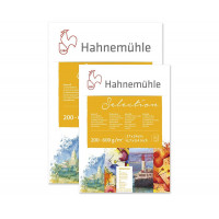 Склейка акварельная Hahnemuhle Aquarell Selection 12, 200-600г 17x24см, 12л