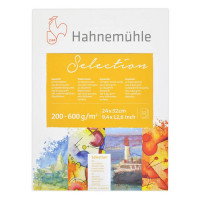 Склейка акварельна Hahnemuhle Aquarell Selection 12, 200 - 600 г/м², 24 x 32 см, 12 аркушів