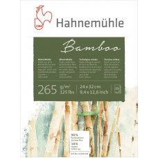 Склейка Hahnemuhle Bamboo Mixed Media 265 г/м², 24 x 32 см, 25 листов