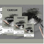 Альбом-склейка для змішаних технік Canson "Graduate" Mixed Media Grey 220г/м2 A4, 30 аркушів
