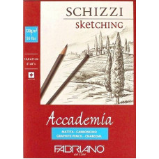 Альбом для графики Accademia А5 120г/м2 50л мелкое зерно, Fabriano Альбом для графики Accademia А5 120г/м2 50л мелкое зерно, Fabriano