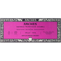 Блок для акварели 100% хлопок Arches HP 300г 10х25см 20л