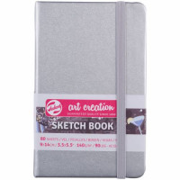 Блокнот для графіки Talens Art Creation 140г 9х14см 80арк Срібло, Royal Talens