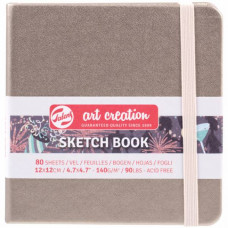 Блокнот для графіки Talens Art Creation 140г 12х12см 80арк Платиновий, Royal Talens