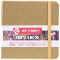 Блокнот для графики Talens Art Creation 140г 12х12см 80л Золото, Royal Talens 