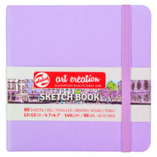 Блокнот для графіки Talens Art Creation 140г 12х12см 80арк Фіолетовий, Royal Talens