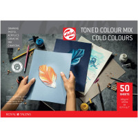 Альбом Mixed Media холодных тонов 180г 50л А3, Royal Talens