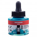Туш акрилова AMSTERDAM INK, (522) Бірюзовий синій, 30мл, Royal Talens
