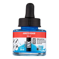 Туш акрилова AMSTERDAM INK, (564) Діамантовий синій, 30мл, Royal Talens