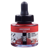 Тушь акриловая AMSTERDAM INK, (318) Карминовый, 30мл, Royal Talens