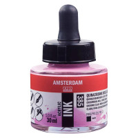 Туш акрилова AMSTERDAM INK, (385) Хінакрідон рожевий світлий, 30мл, Royal Talens