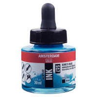 Туш акрилова AMSTERDAM INK, (517) Королівський синій, 30мл, Royal Talens