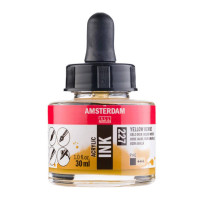 Туш акрилова AMSTERDAM INK, (227) Охра жовта, 30мл, Royal Talens