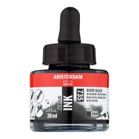Тушь акриловая AMSTERDAM INK, (735) Оксидный черный, 30мл, Royal Talens