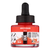 Тушь акриловая AMSTERDAM INK, (315) Пирроловый красный, 30мл, Royal Talens